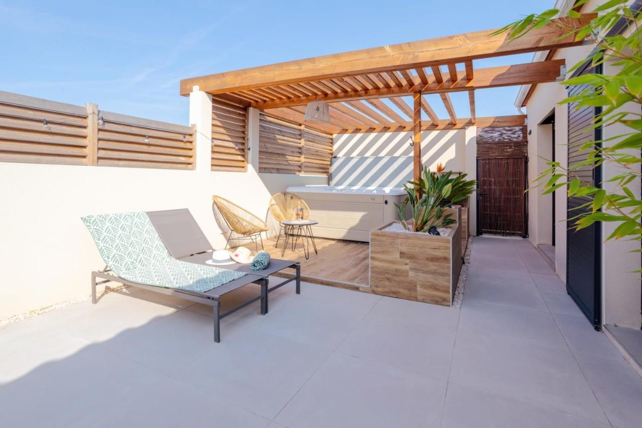 L'Entre Deux-Suite Romantique - Jacuzzi Privatif - Clim Reversible - Wifi Le Somail Luaran gambar